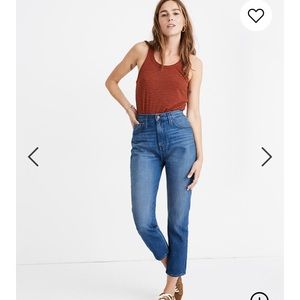 Madewell “the momjean” in Stratford wash